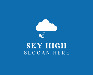 Child Cloud Sky logo design