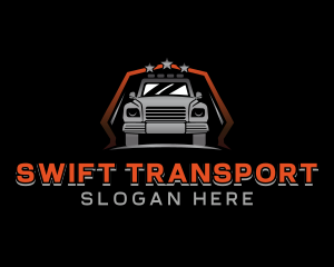 Transportation Pickup Truck logo design