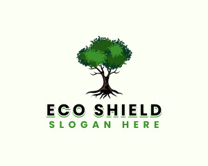 Eco Park Tree logo design