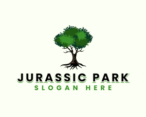 Eco Park Tree logo design