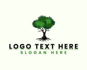 Tree - Eco Park Tree logo design