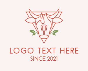 Oxen - Grill Steak Butcher BBQ logo design