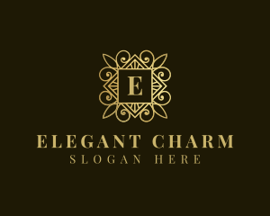 Elegant Decorative Ornamental logo design