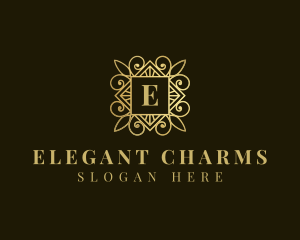 Elegant Decorative Ornamental logo design