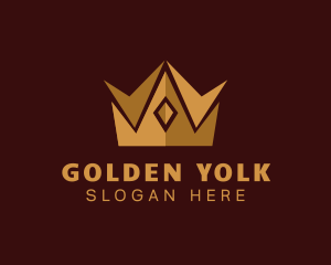 Golden Crown Pageant logo design