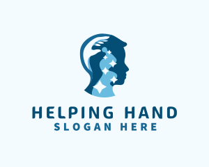 Hand - Hand Mind Psychology logo design