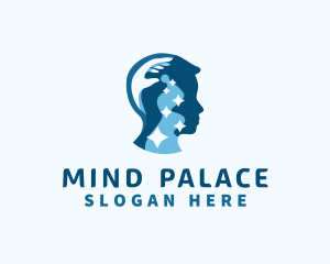 Memory - Hand Mind Psychology logo design