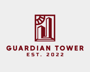 City Skyscraper Building logo design