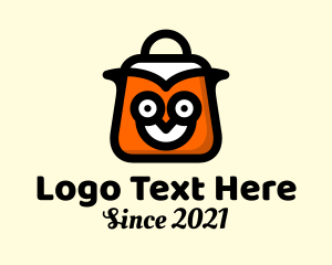 Shop - Owl Shopping Bag logo design