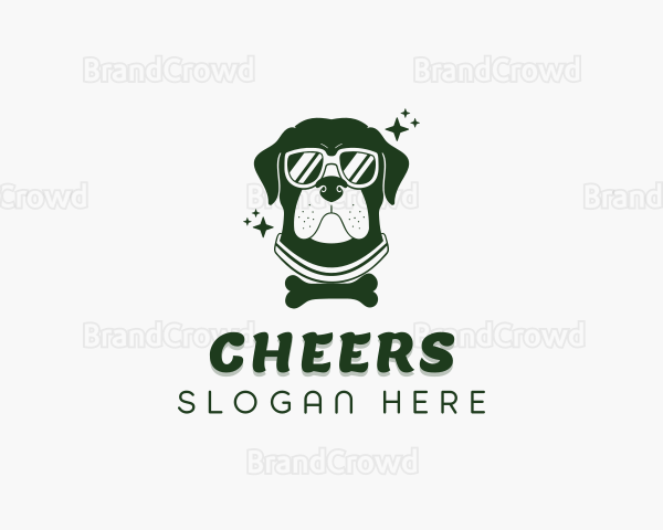 Fashion Shades Dog Logo