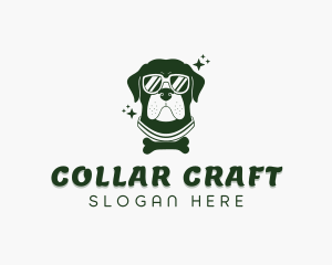 Collar - Fashion Shades Dog logo design