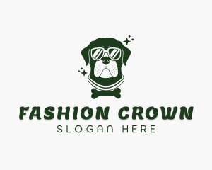 Fashion Shades Dog logo design