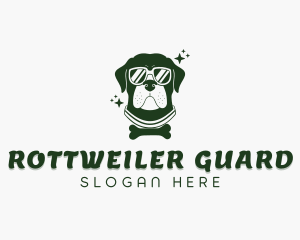 Rottweiler - Fashion Shades Dog logo design