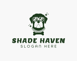 Fashion Shades Dog logo design