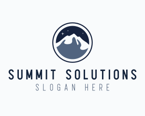 Night Summit Badge logo design