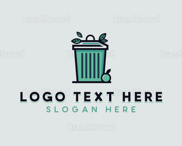 Garbage Trash Disposal Logo