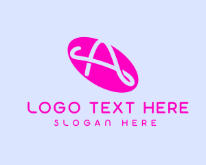 Lettering - Fashion Boutique Ellipse logo design