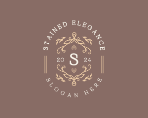 Elegant Floral Ornament Boutique logo design