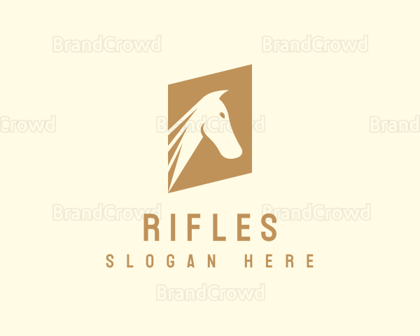 Stallion Horse Equestrian Logo