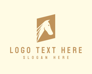 Equine - Stallion Horse Equestrian logo design