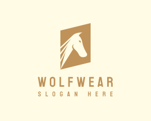 Stallion Horse Equestrian Logo