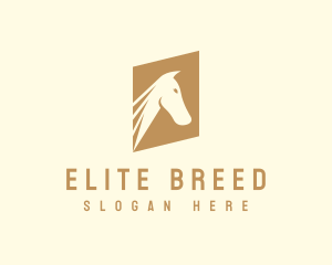 Stallion Horse Equestrian logo design