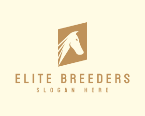 Stallion Horse Equestrian logo design