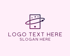 Space - Mobile Phone Star Tablet logo design