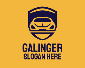 Car Dealership - Yellow Car Shield logo design