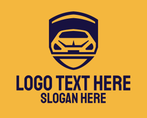 Shield - Yellow Car Shield logo design