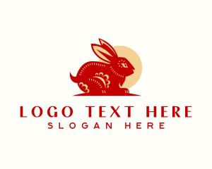 Zodiac - Rabbit Chinese Zodiac logo design
