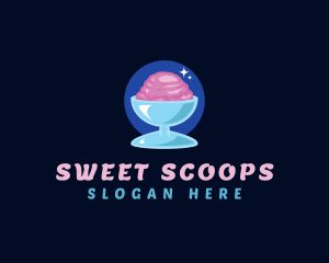 Gelato - Sorbet Gelato Ice Cream logo design