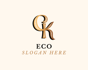 Traditional - Luxury Brand Letter CK logo design