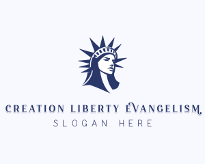 Lady Liberty USA logo design