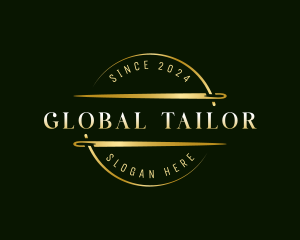 Sewing Tailoring Needle logo design