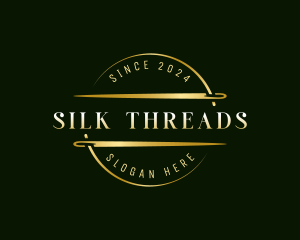 Sewing Tailoring Needle logo design