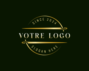 Embroidery - Sewing Tailoring Needle logo design