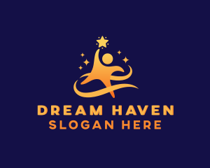 Human Dream Goal logo design