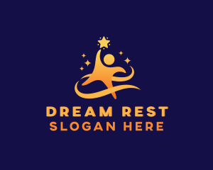 Human Dream Goal logo design
