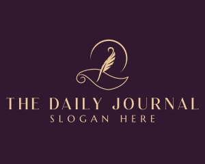 Journal - Quill Pen Journal logo design