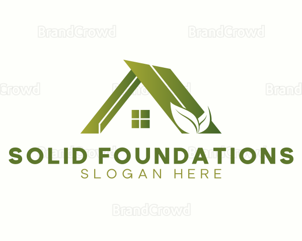 House Organic Leaves Logo