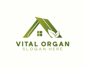 House Organic Leaves logo design