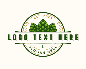 Distillery - Hops Beer Microbrewery logo design