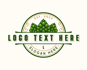 Luxury - Hops Beer Microbrewery logo design