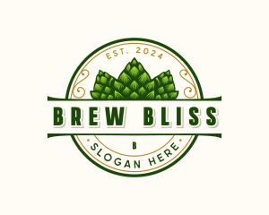 Brew - Hops Beer Microbrewery logo design