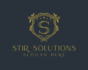 Premium Golden Elegant logo design