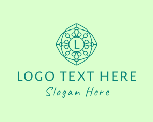 Eco Mosaic Window logo design