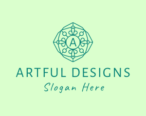 Eco Mosaic Window logo design