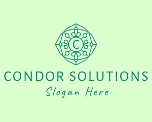 Eco Mosaic Window logo design