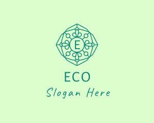 Eco Mosaic Window logo design